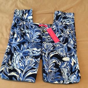 Lilly Pulitzer Kelly Skinny You're The Zest Pants New!